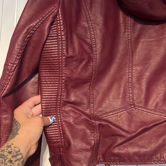 Brand New Motto Burgundy Red Jkt, size Xl! - Picture 2 of 6